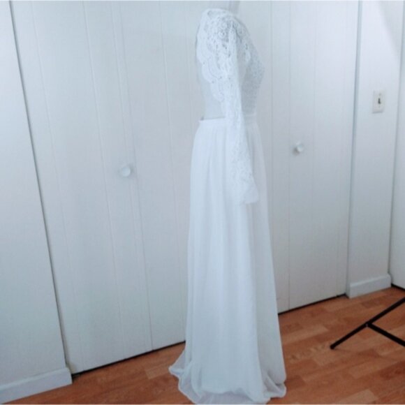 NWT boho lace Lulu's maxi dress - Picture 3 of 9